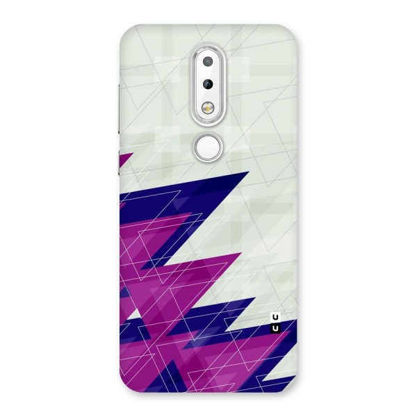 Sharp Abstract Design Back Case for Nokia 6.1 Plus