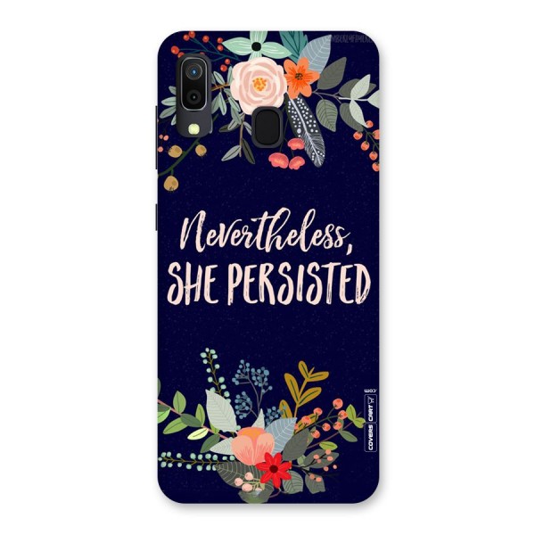 She Persisted Back Case for Galaxy A30