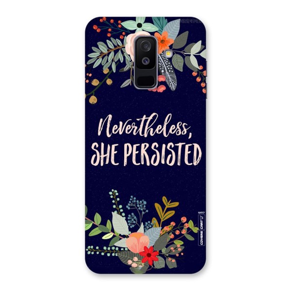 She Persisted Back Case for Galaxy A6 Plus