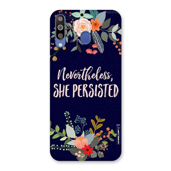 She Persisted Back Case for Galaxy M30