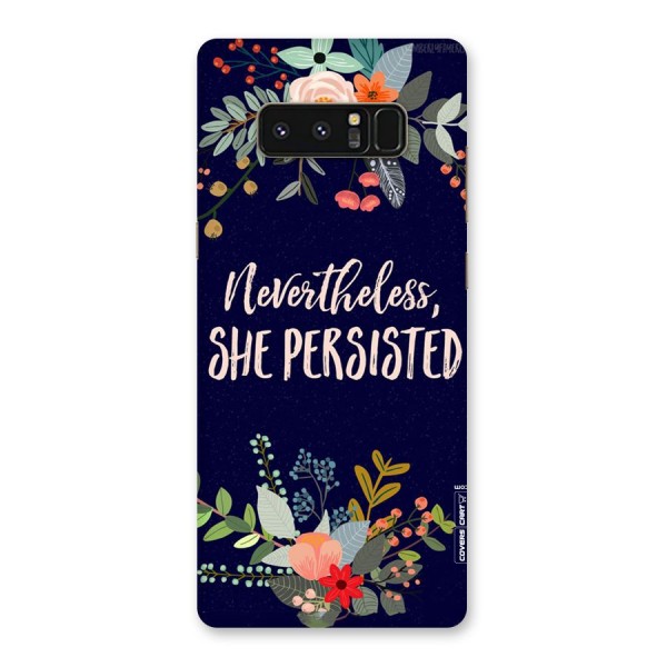She Persisted Back Case for Galaxy Note 8