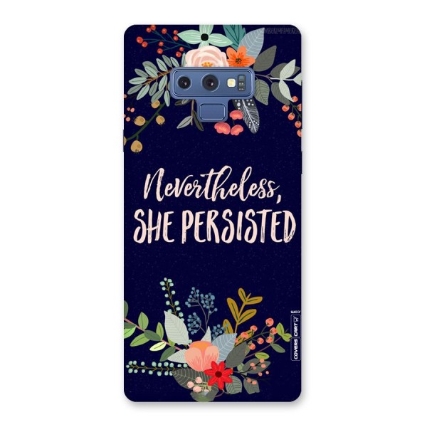 She Persisted Back Case for Galaxy Note 9