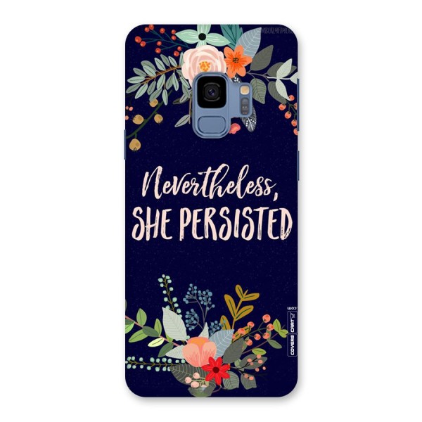 She Persisted Back Case for Galaxy S9