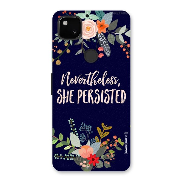 She Persisted Back Case for Google Pixel 4a