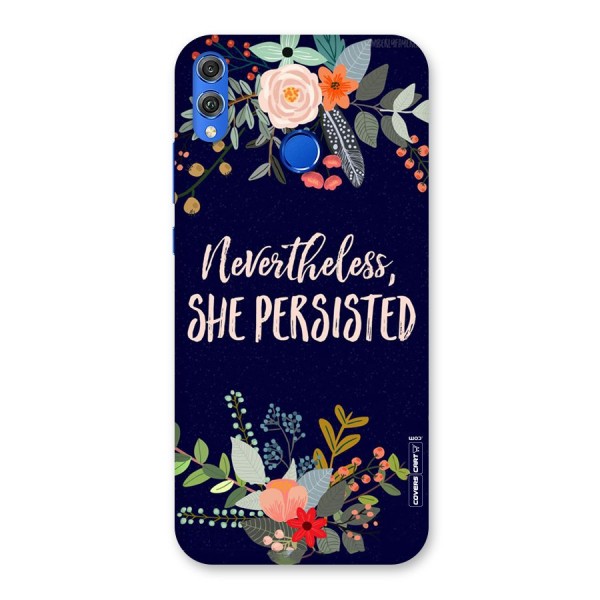 She Persisted Back Case for Honor 8X