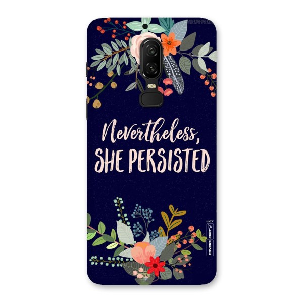 She Persisted Back Case for OnePlus 6