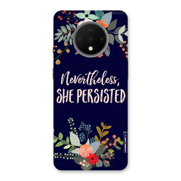 She Persisted Back Case for OnePlus 7T