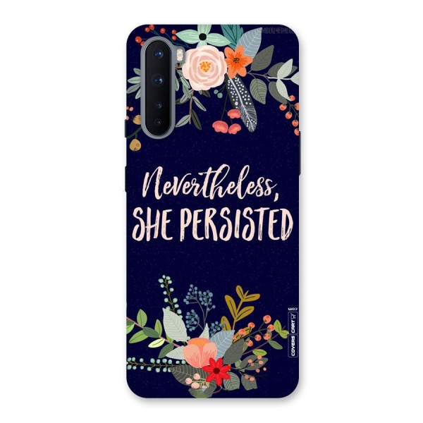 She Persisted Back Case for OnePlus Nord