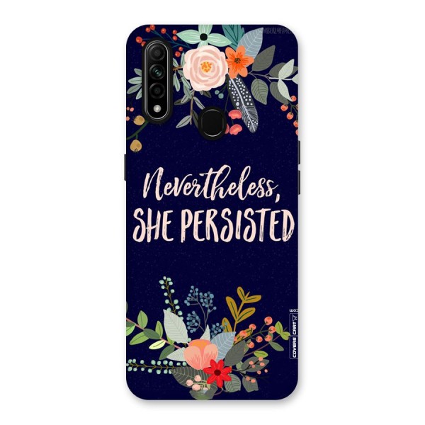 She Persisted Back Case for Oppo A31