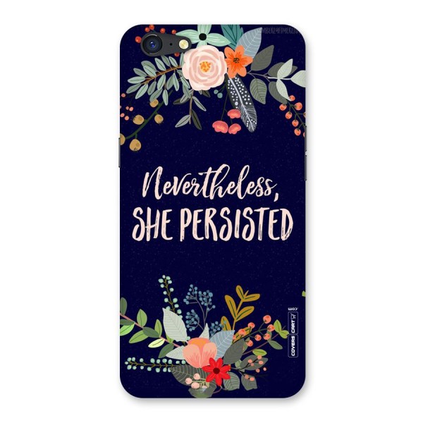 She Persisted Back Case for Oppo A71