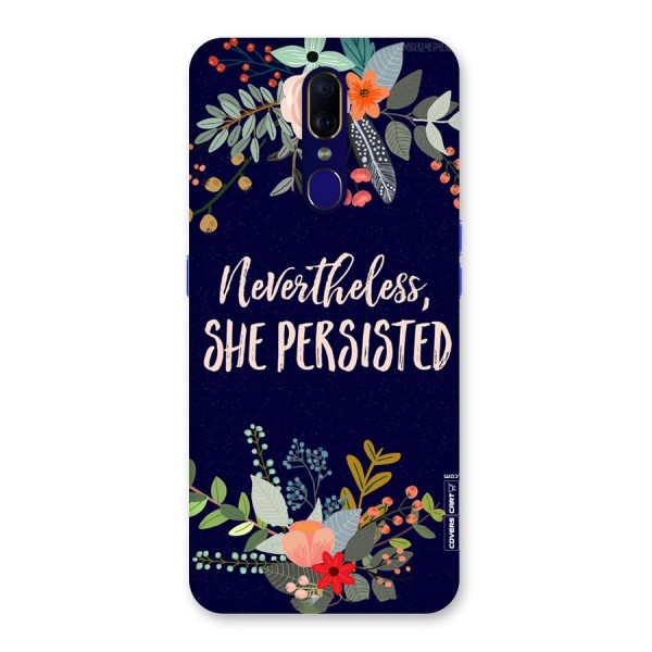 She Persisted Back Case for Oppo F11