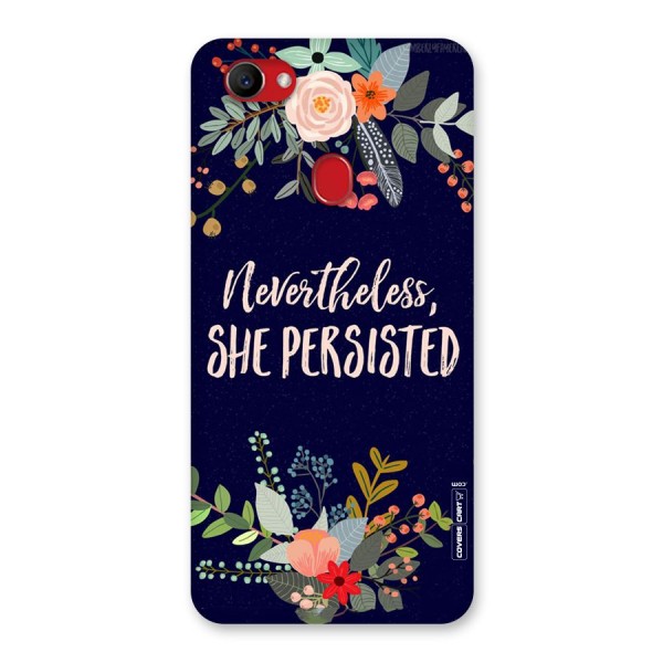 She Persisted Back Case for Oppo F7