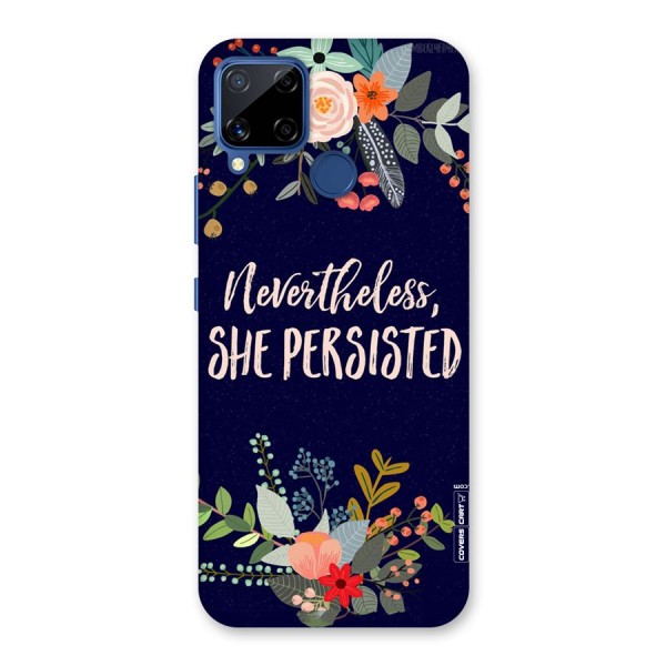 She Persisted Back Case for Realme C12