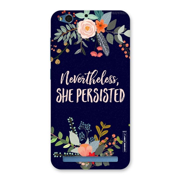She Persisted Back Case for Redmi 5A
