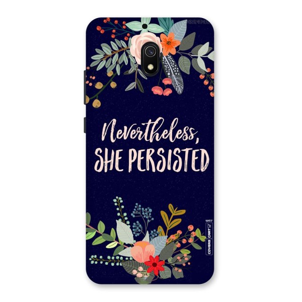 She Persisted Back Case for Redmi 8A