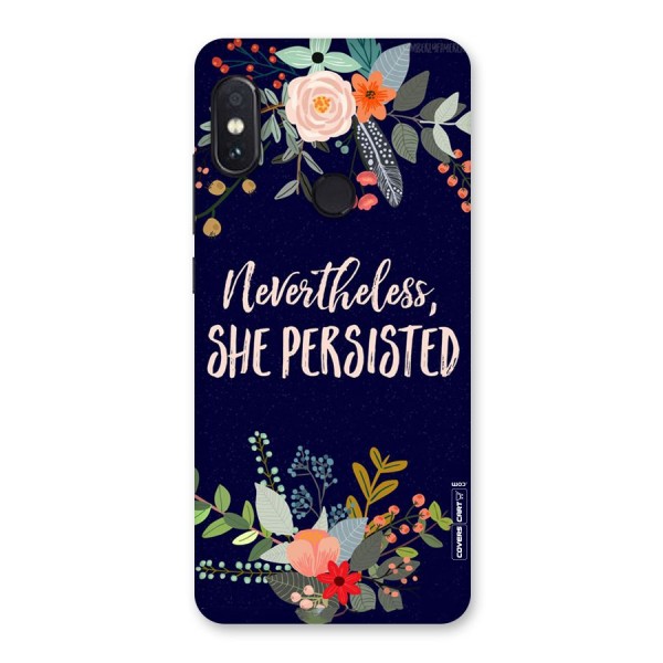 She Persisted Back Case for Redmi Note 5 Pro