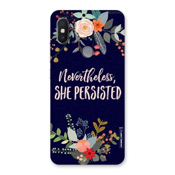 She Persisted Back Case for Redmi Y2