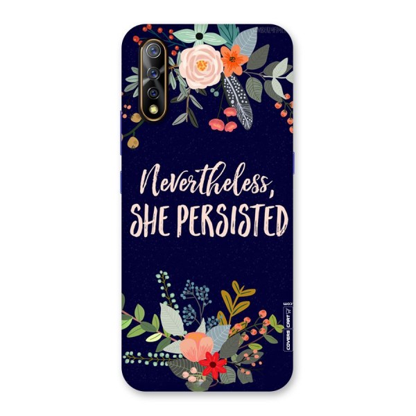She Persisted Back Case for Vivo S1