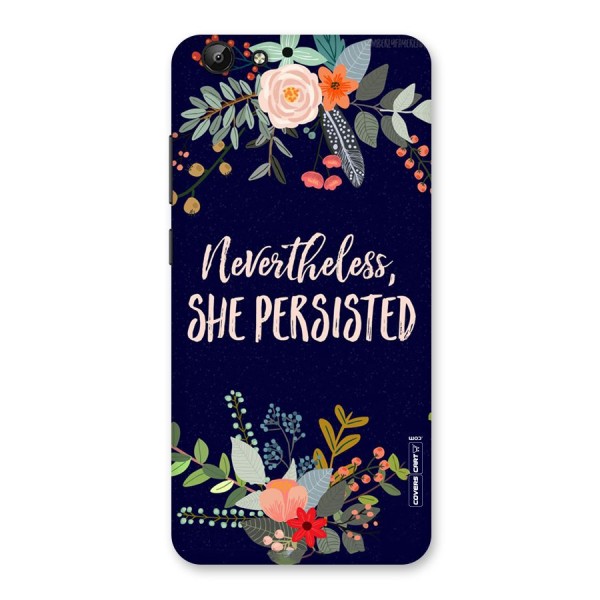 She Persisted Back Case for Vivo Y69