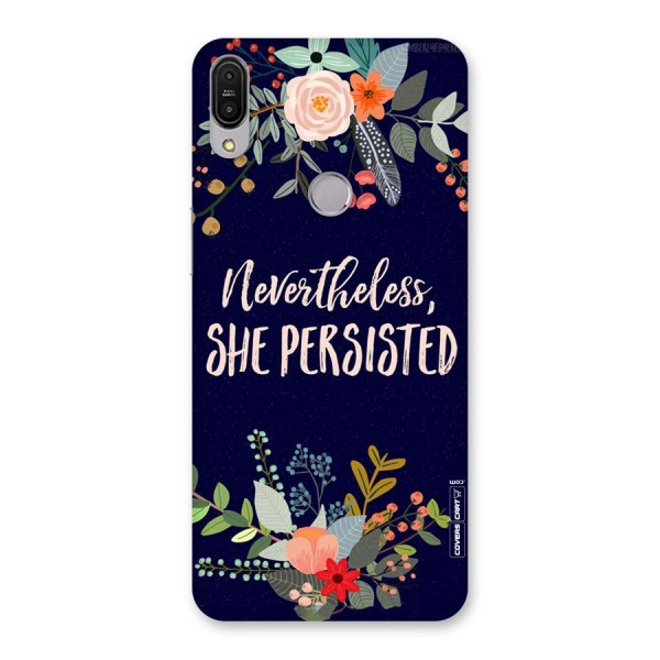 She Persisted Back Case for Zenfone Max Pro M1