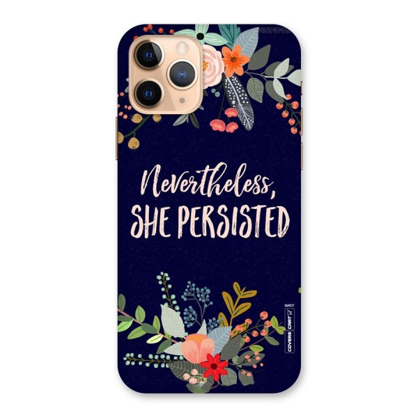 She Persisted Back Case for iPhone 11 Pro