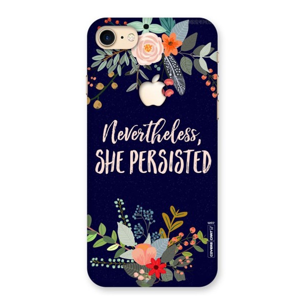 She Persisted Back Case for iPhone 7 Apple Cut
