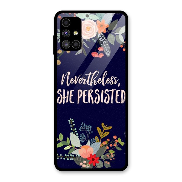 She Persisted Glass Back Case for Galaxy M51