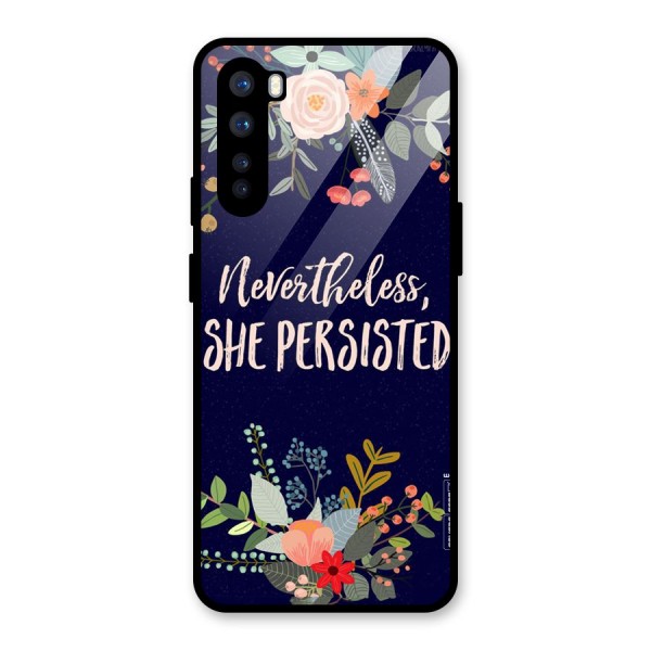 She Persisted Glass Back Case for OnePlus Nord