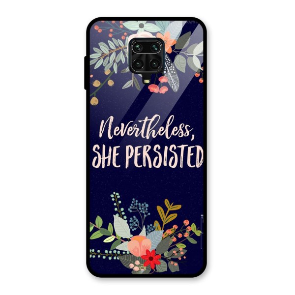 She Persisted Glass Back Case for Poco M2 Pro