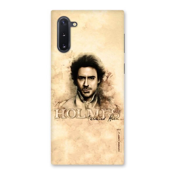 Sherlock Holmes Fan Art Back Case for Galaxy Note 10