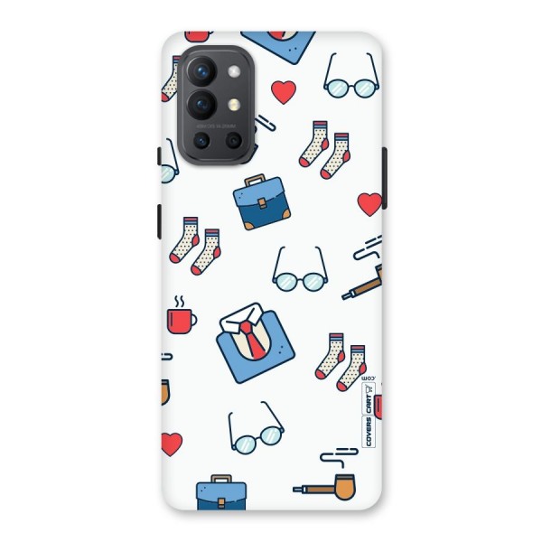 Shirt Spectacles Pattern Back Case for OnePlus 9R