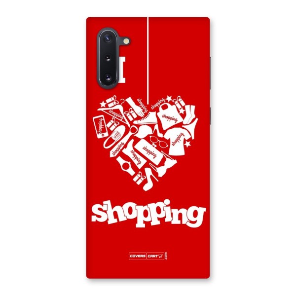 Shopaholic Shopping Love Back Case for Galaxy Note 10