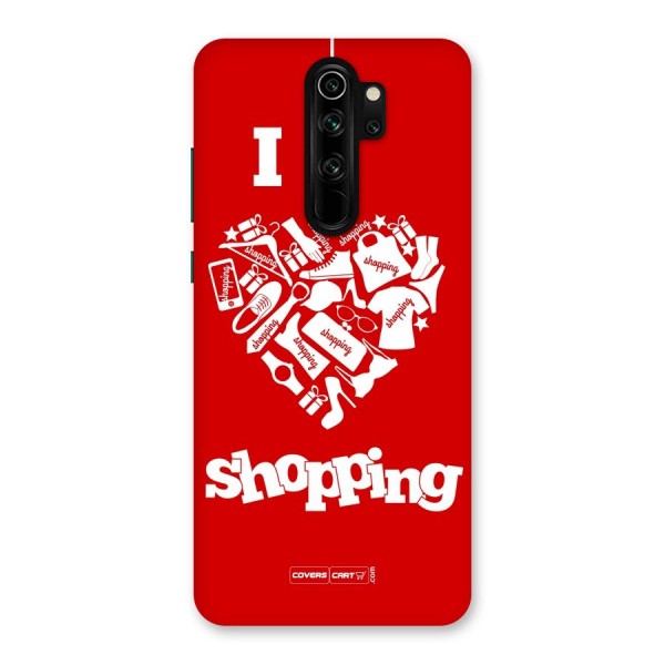 Shopaholic Shopping Love Back Case for Redmi Note 8 Pro