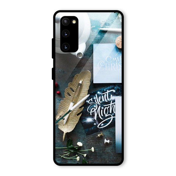 Silent Night Celebrations Glass Back Case for Galaxy S20 FE 5G