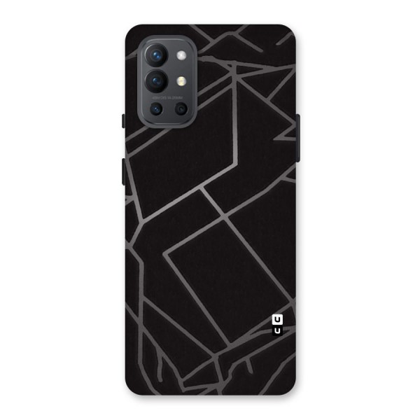 Silver Angle Design Back Case for OnePlus 9R