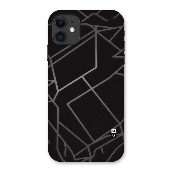 Silver Angle Design Back Case for iPhone 11