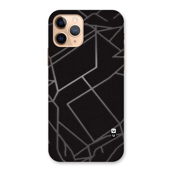 Silver Angle Design Back Case for iPhone 11 Pro