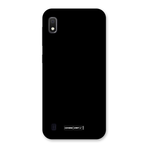 Simple Black Back Case for Galaxy A10