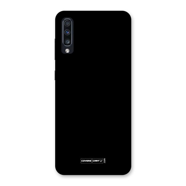 Simple Black Back Case for Galaxy A70