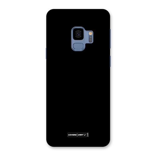 Simple Black Back Case for Galaxy S9