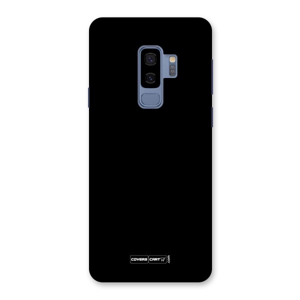 Simple Black Back Case for Galaxy S9 Plus