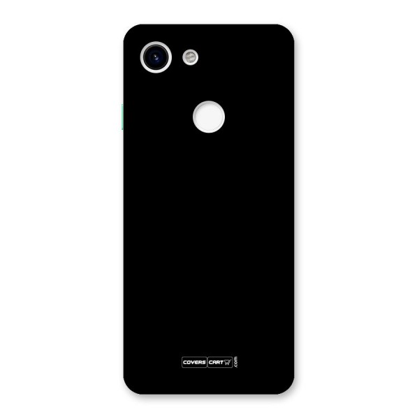 Simple Black Back Case for Google Pixel 3