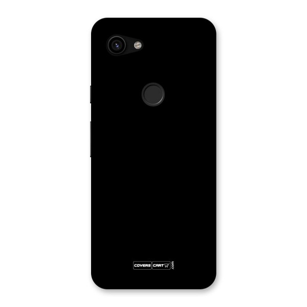 Simple Black Back Case for Google Pixel 3a