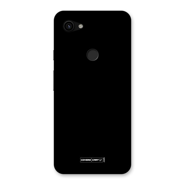 Simple Black Back Case for Google Pixel 3a XL