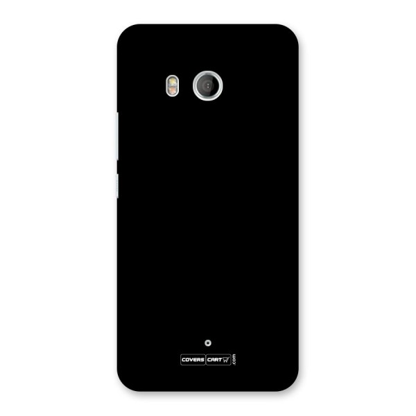 Simple Black Back Case for HTC U11