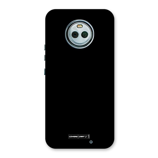 Simple Black Back Case for Moto X4