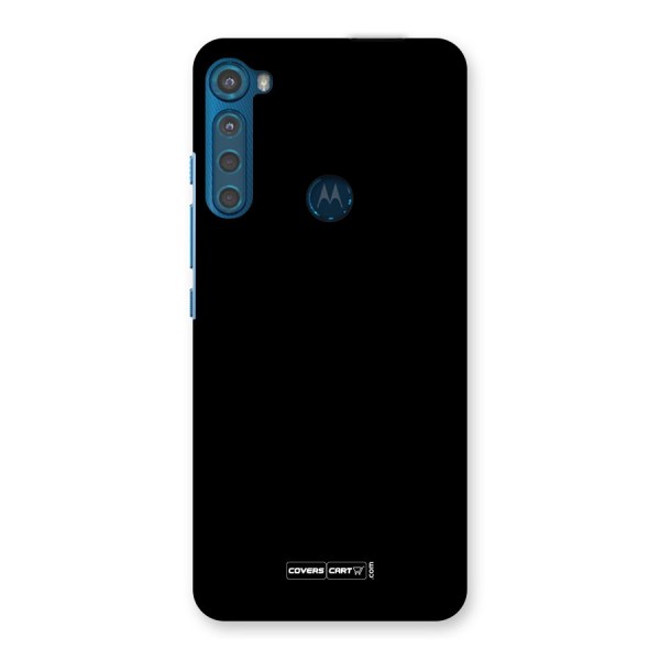 Simple Black Back Case for Motorola One Fusion Plus