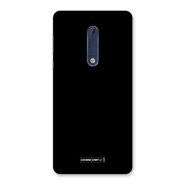 Simple Black Back Case for Nokia 5