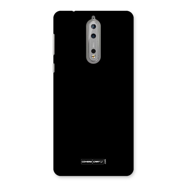 Simple Black Back Case for Nokia 8