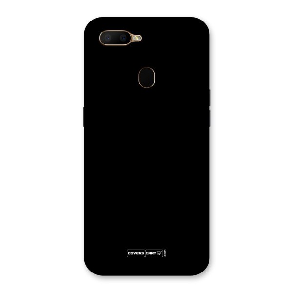 Simple Black Back Case for Oppo A5s